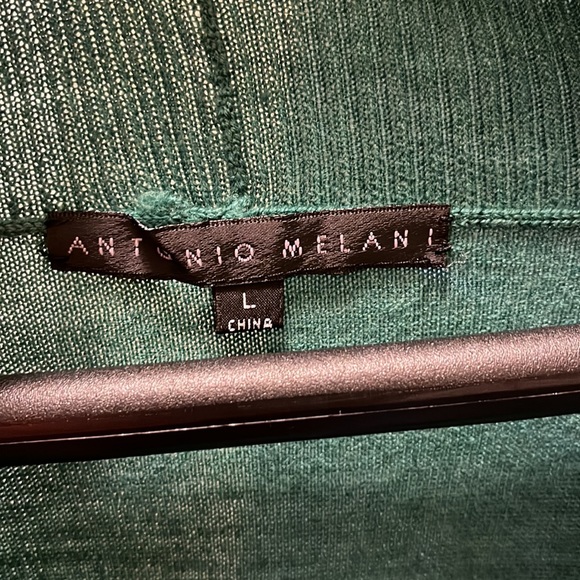 New green sweater dress - large, Live Life Designs  - 100% Merino wool - Picture 5 of 5